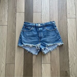 Levi’s Denim Blue Women's Distressed Shorts